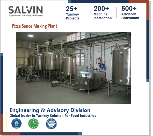 Automatic Pizza Sauce Manufacturing Plant